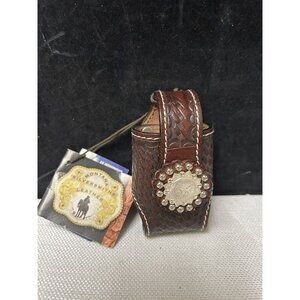 Montana Silversmith Tooled Leather Western Flip Phone/Pager Case Holder